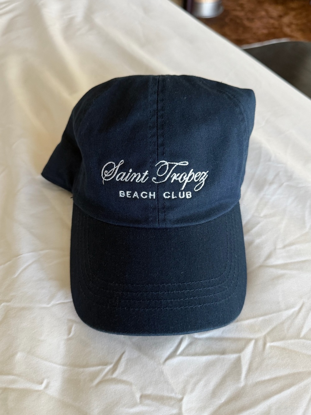 Saint Tropez Beach Club Men's Navy Cap